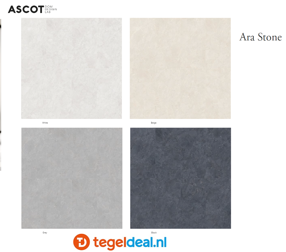 ASCOT DOM, Ara Stone, natuursteenlook tegels voor binnen én buiten 
