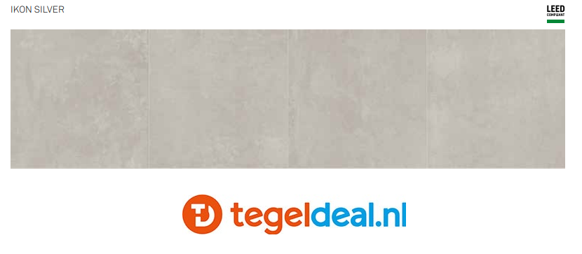TRT KEOPE Ikon Silver, 60x60x2 cm K2 outdoor