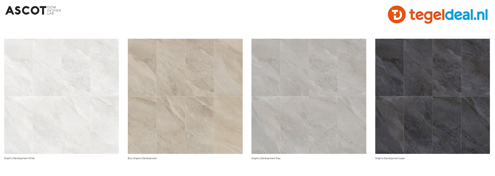 ASCOT DOM, Limequartz, natuursteenlook tegels 