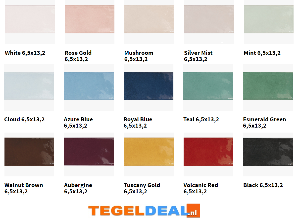WDT Equipe, Village TEAL, 6,5x13,2 cm, art 25573