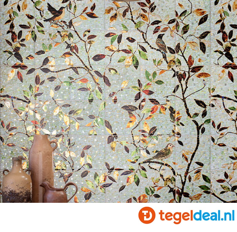 Mainzu, Murales Optym Tiffany, 20x20 cm, vloer- en wandtegels  