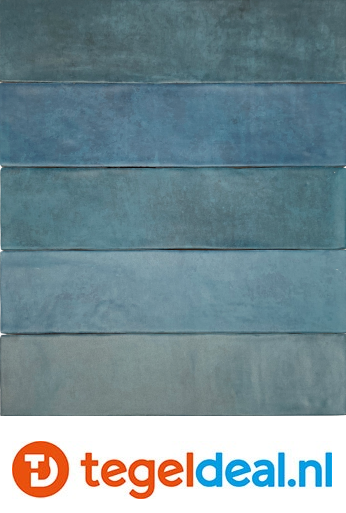 Revoir Paris, Atelier Bleu Marine, 6,2x25 cm mat, handvorm wandtegels Revoir Paris, Atelier Bleu Marine, 6,2x25 cm mat, handvorm wandtegels