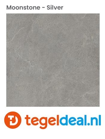 Cerdomus, Moonstone SILVER, 60x120 cm Rett Matt, art. 103495, natuursteenlook tegels - €45,00 per m2 - Palletdeal op aanvraag