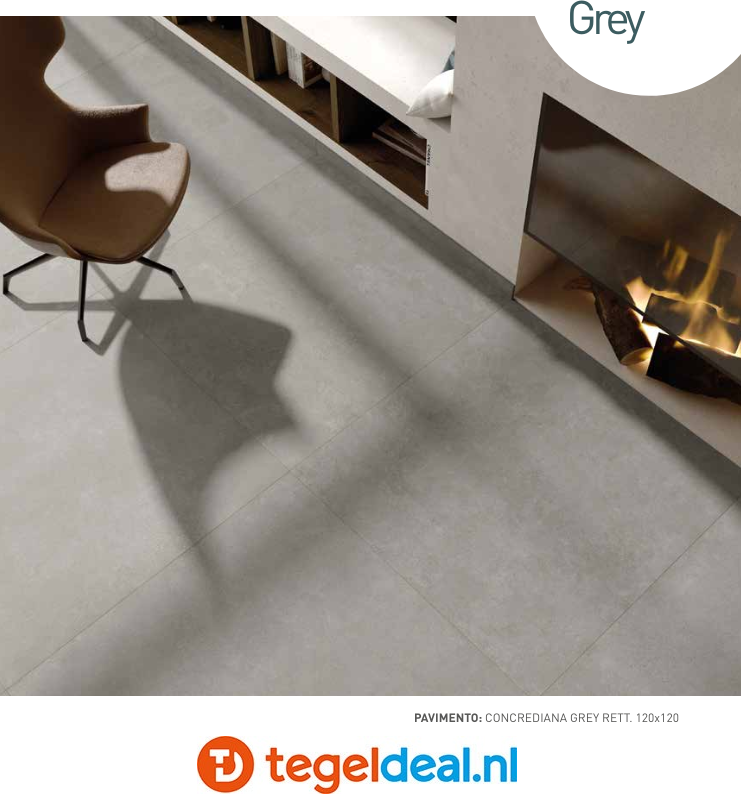 SIL Ceramiche, Concrediana, beton- / natuursteenlook tegels 