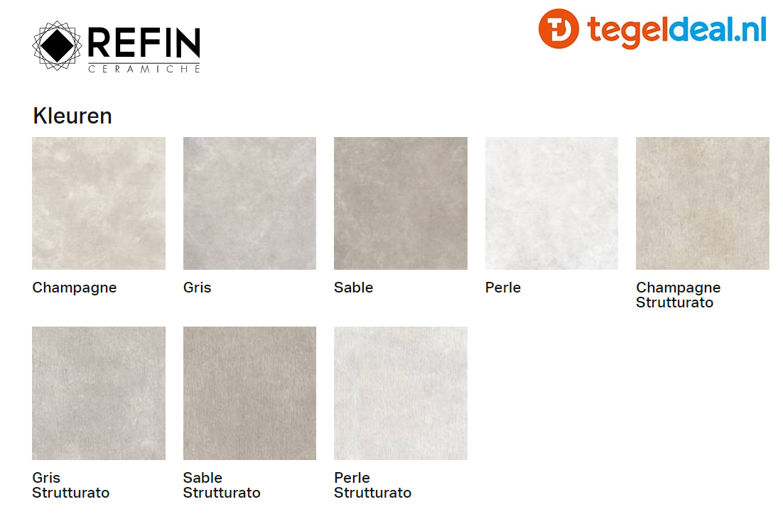Refin Coquille, kalksteen-look tegels 