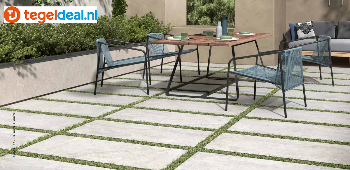 TRT Castelvetro, Evolution WHITE,  60x60x2 cm, XEV60R1 OUTFIT