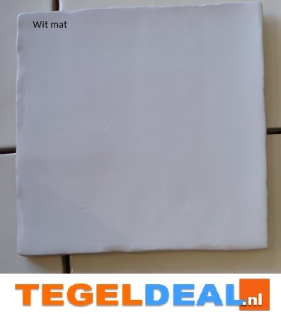 WDT Handvorm WIT mat, 13x13 cm, OP VOORRAAD  