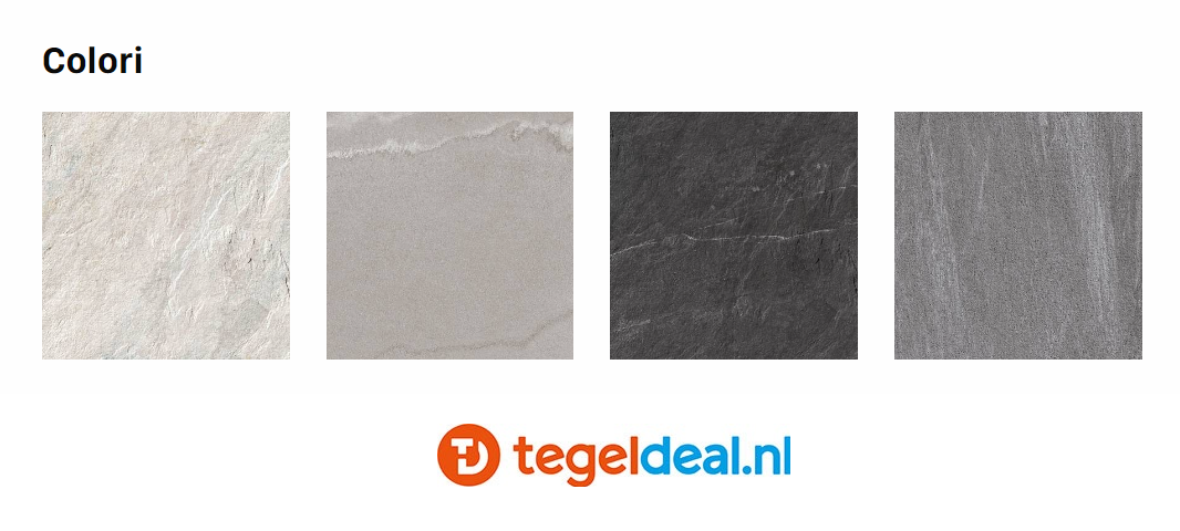 TRT Supergres Stonework Ardesia Nera, 60x60x2 cm