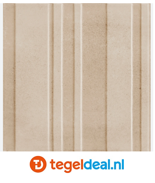Marazzi ArtCraft CALCE Bande 3D, 20x20 cm MGUF, reliëf wandtegels 