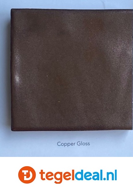WOW Design, Fez COPPER Gloss, 6,2x12,5 cm handvorm wandtegels