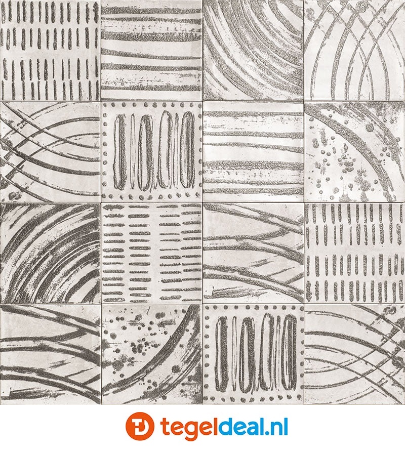 Mainzu, Nazari, 15x15 cm, handvorm wandtegels Mainzu, Nazari, 15x15 cm, handvorm wandtegels