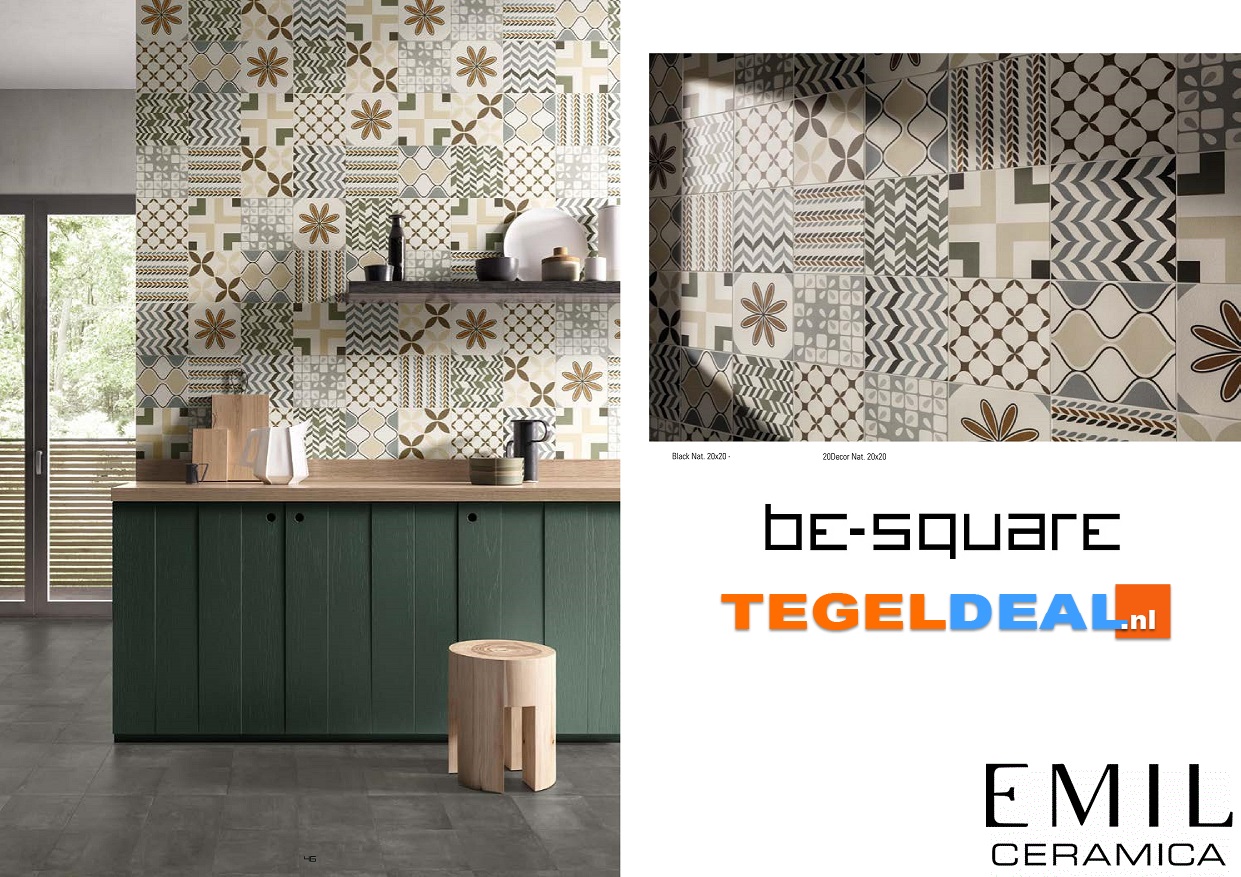 Emil, Be Square; betonlook tegels