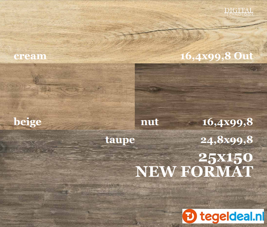 VLT DOM Logwood, houtlook VLT DOM Logwood, houtlook