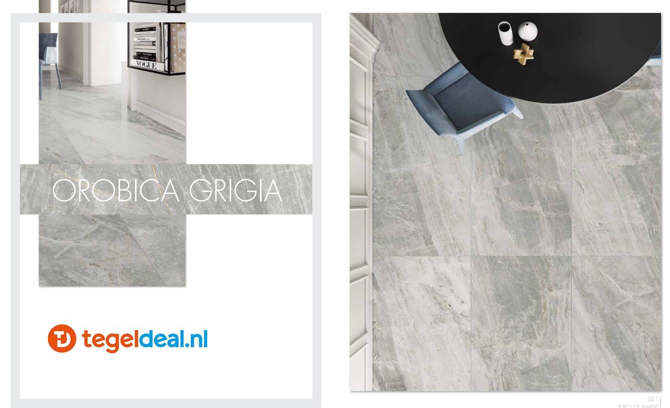 VLT Supergres Purity of Marble Brecce, Orobica Grigio Mat, 75 x 150 cm