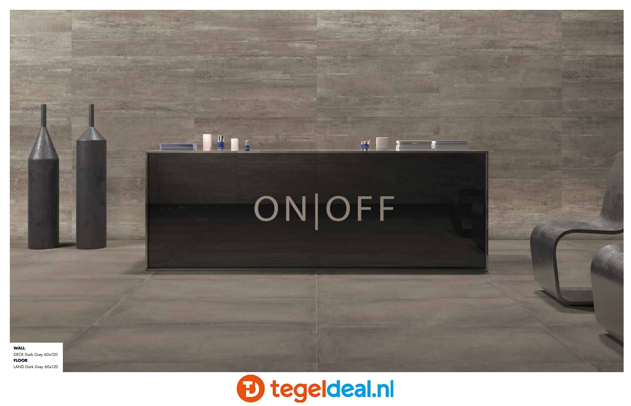 Castelvetro, Concept Land DARK GREY, 60x60 cm, CLD60R44