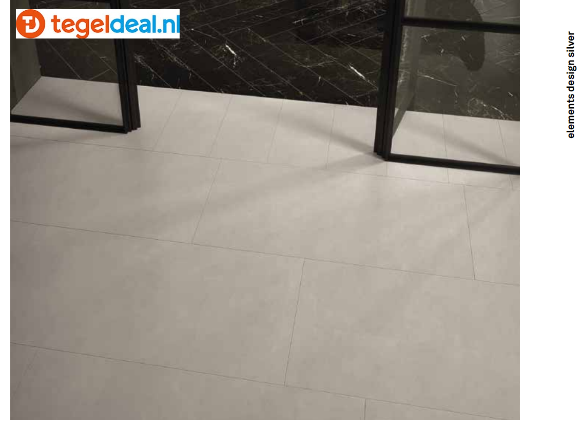 VLT KEOPE Elements Design Silver, 60 x 60 cm Natural 