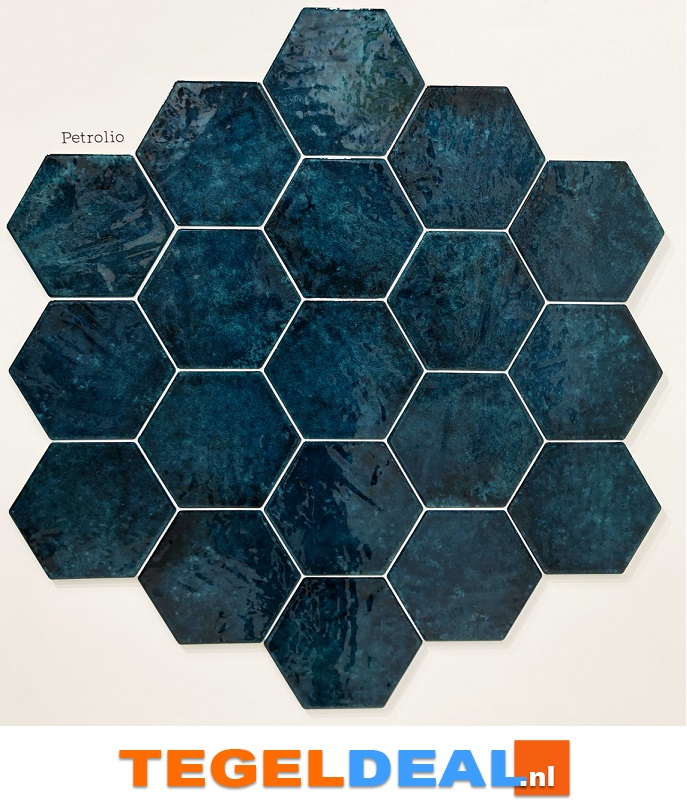 WDT Tonalite, Esamarine, 16,2x18,5 cm hexagon WDT Tonalite, Esamarine, 16,2x18,5 cm hexagon