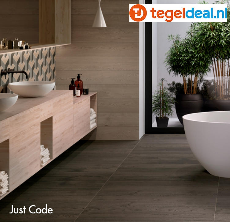 Gardenia, Just Code, houtlook tegels voor binnen en buiten