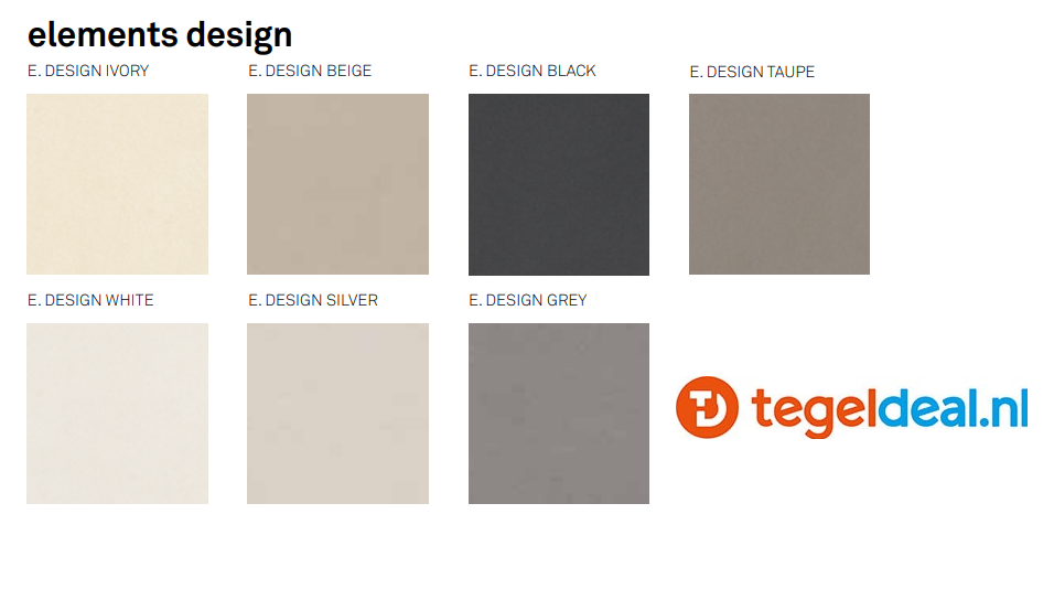 VLT KEOPE Elements Design Silver, 60 x 60 cm Natural 