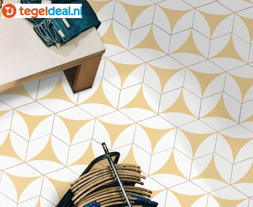 Codicer, Hex 25 Porto Venere, 25x22 cm hexagon patroontegels
