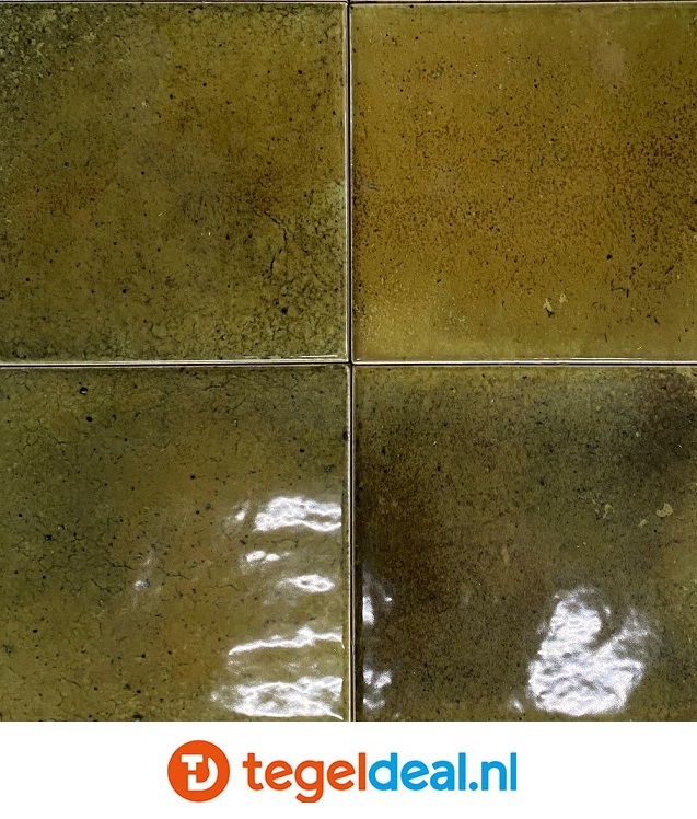 Equipe, Hanoi WILD OLIVE, 6,5x20 cm, art. 30034, handvorm wandtegels 