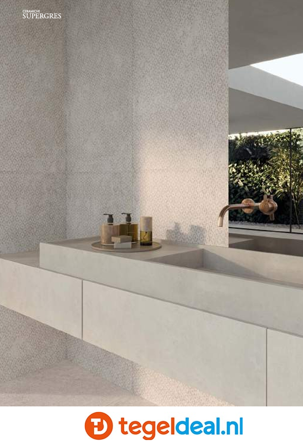 Supergres Whisper DUNE, 60x120x2 cm T_20, natuursteenlook terrastegels