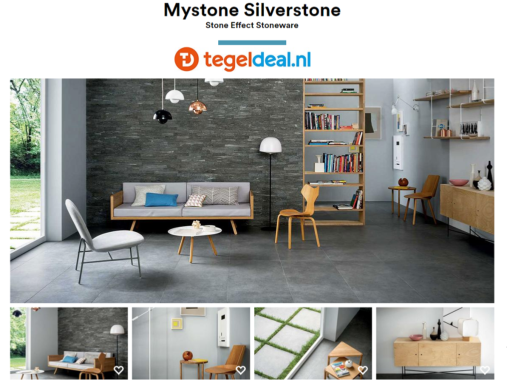 Marazzi, Mystone Silverstone, zandsteenlook tegels - 4 kleuren - 5 formaten