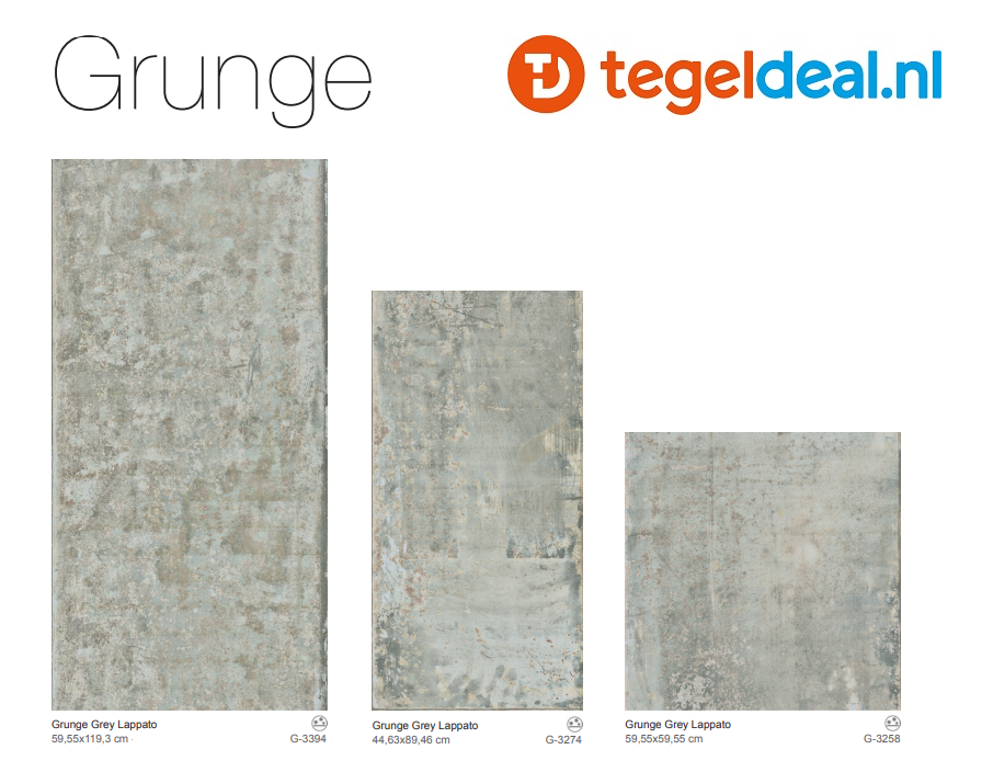 Aparici, Grunge Grey Lappato G-3394, 60x120 cm 