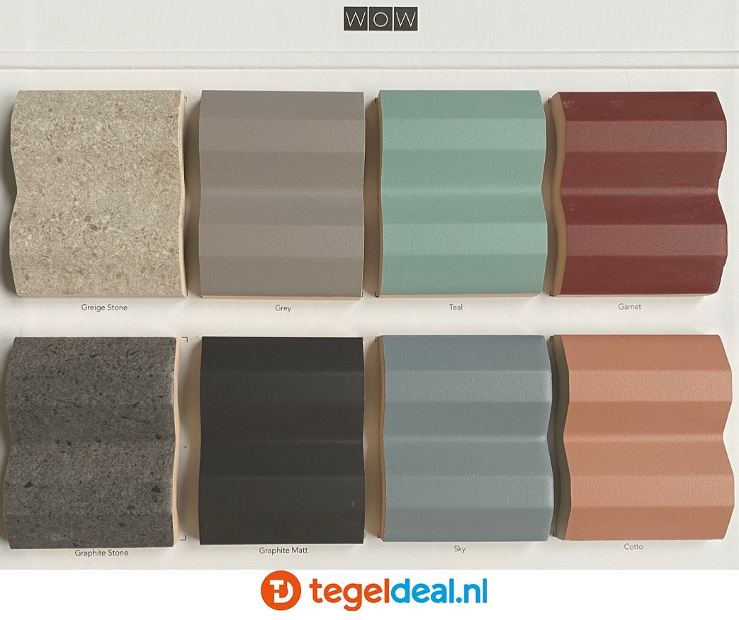 WOW Design, Stripes GREIGE STONE MATT, 7,5x30 cm 