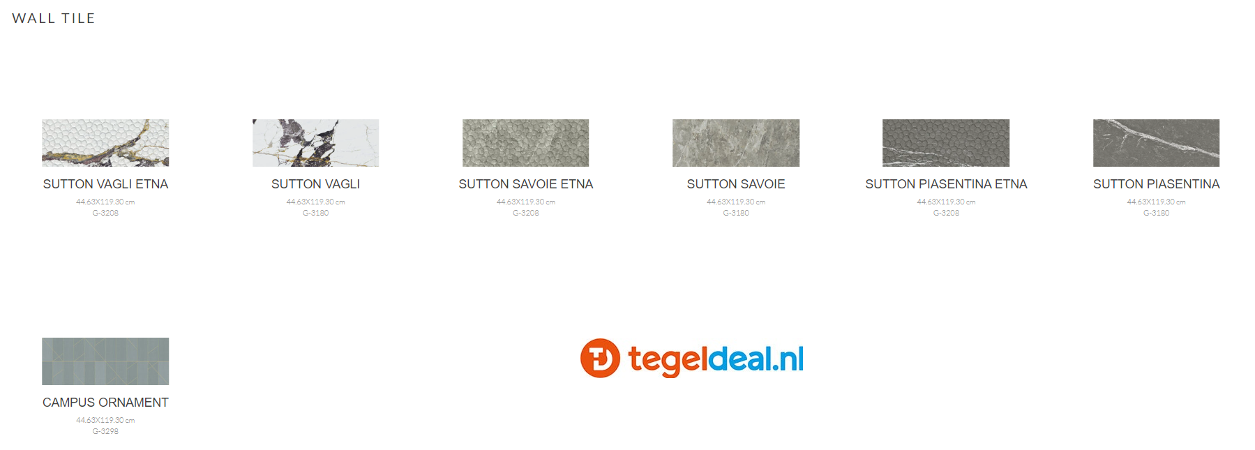 VLT en WDT Aparici Sutton, marmerlook