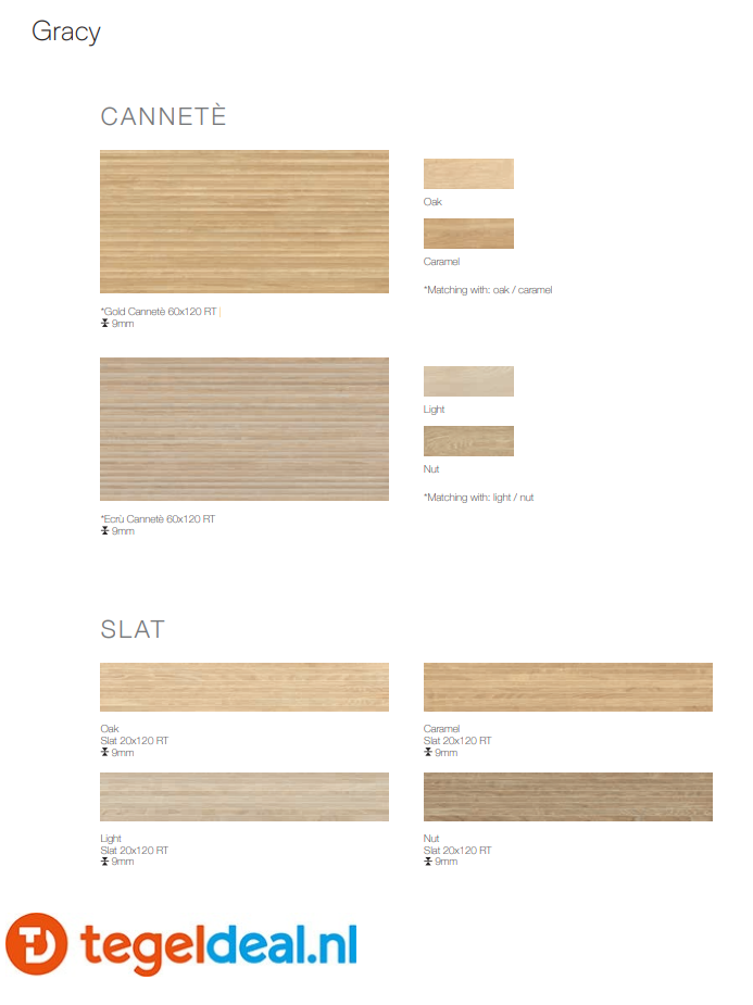 Supergres, Gracy, houtlook tegels  