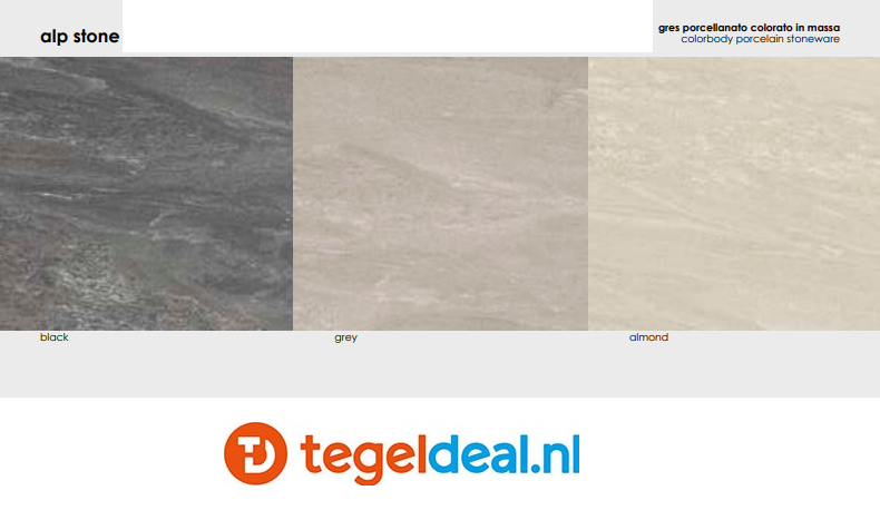 Ermes Aurelia, Alp Stone, natuursteenlook tegels 