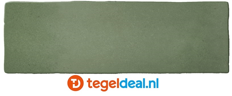 Equipe, Magma MALACHITE, 6,5x20 cm, art 24965, handvorm wandtegels