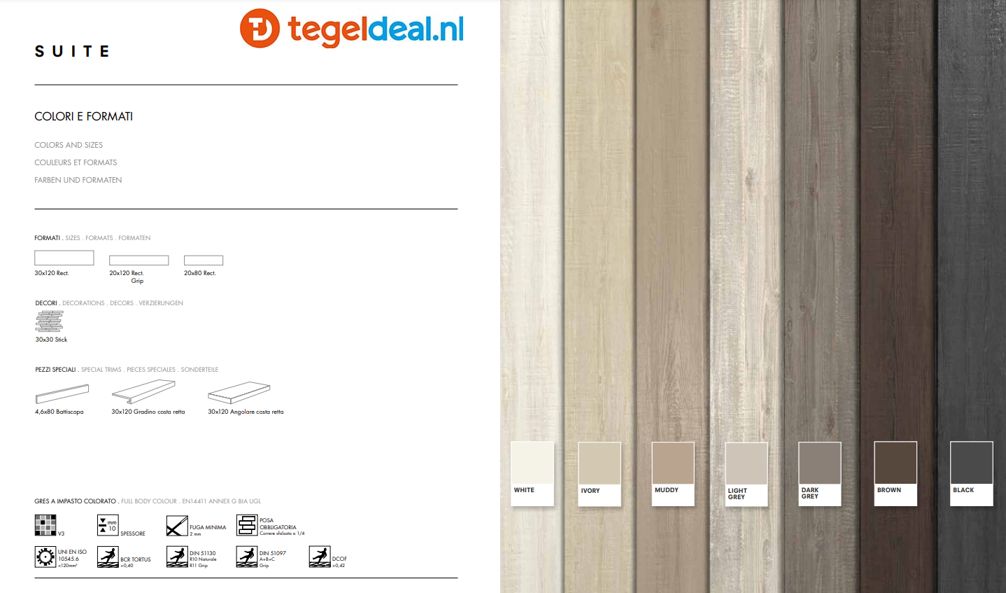 Castelvetro, Concept Land LIGHT GREY, 30x60 cm, CLD36R4