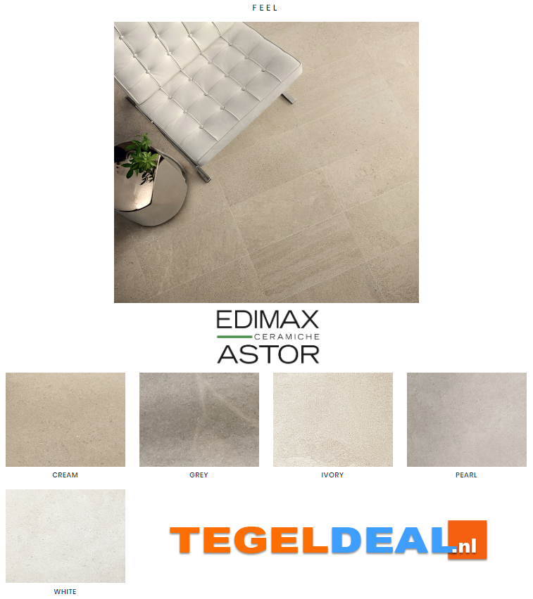 Edimax Astor, Feel, geïnspireerd op natuursteen / kalksteen