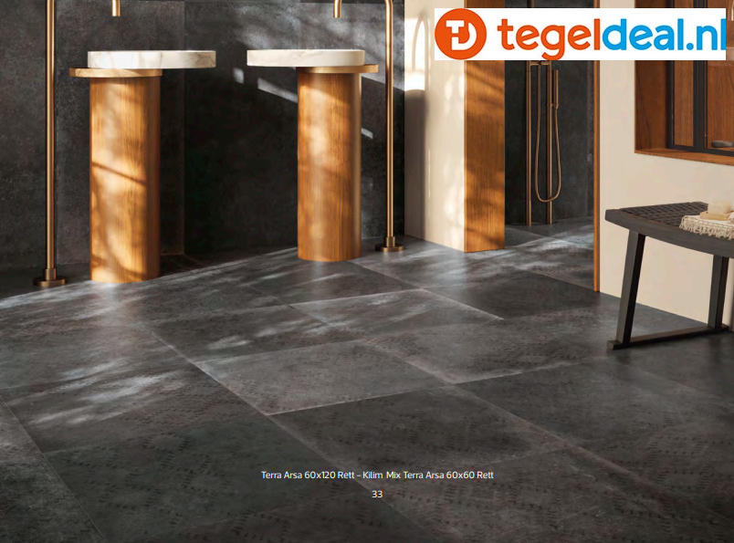 VLT en TRT Serenissima Italica, terracotta-look in div. kleuren en afm. 