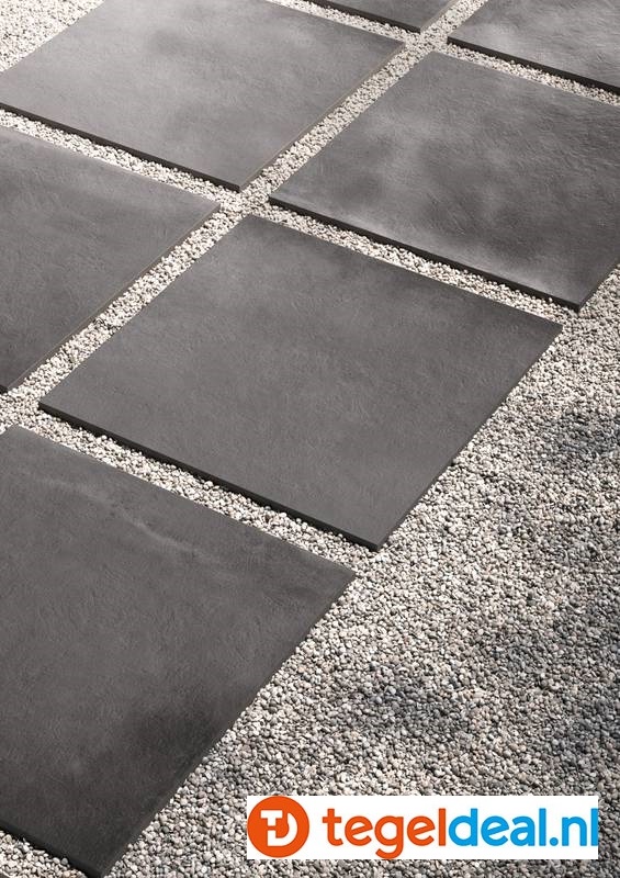 Supergres Art Graphite, 60x60x2 cm AGR2, OUTDOOR terrastegels