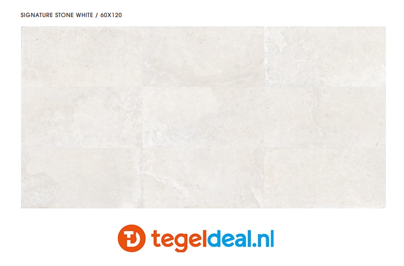 DOM Signature Stone BEIGE, 60x60 cm, natuursteenlook tegels