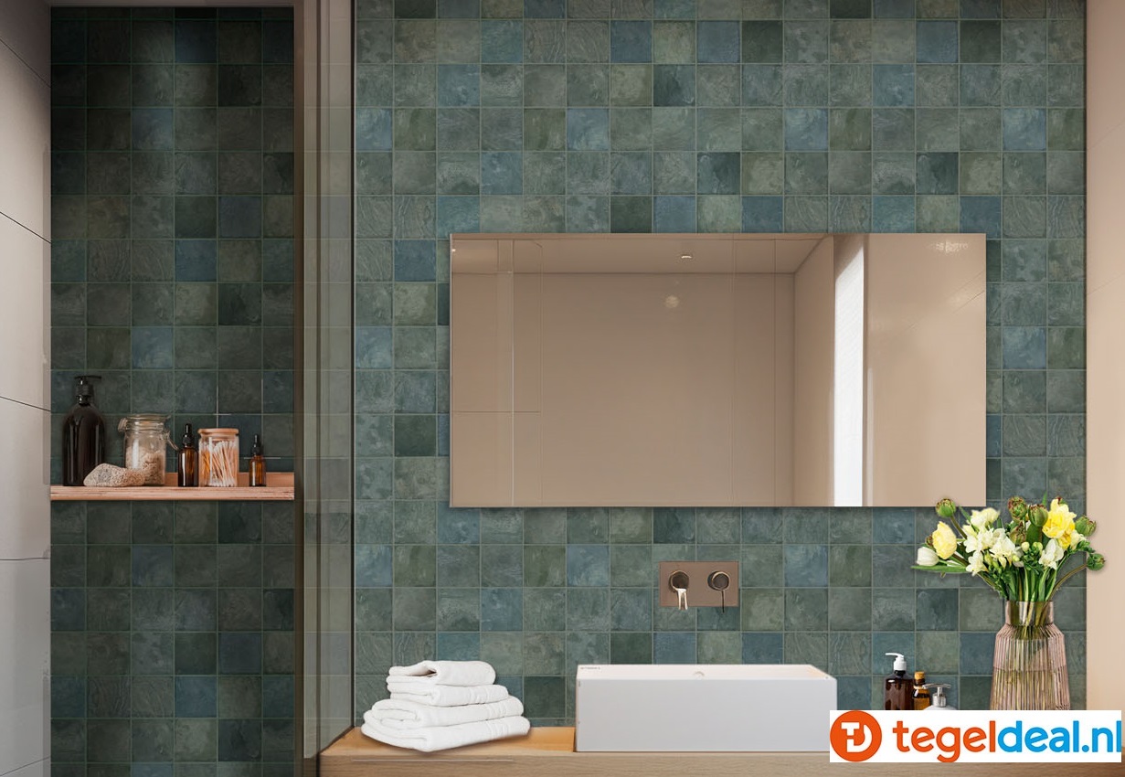 Nanda Tiles, Amantina, 10x10 cm, vloer- en wandtegels Nanda Tiles, Amantina, 10x10 cm, vloer- en wandtegels