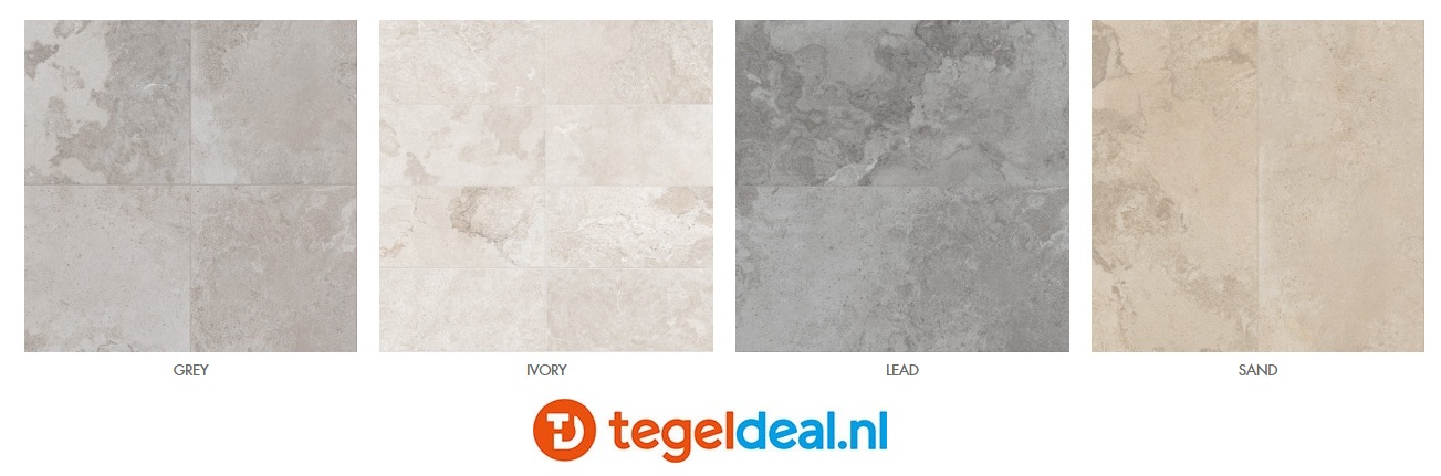 ABK Alpes Raw, natuursteenlook tegels voor vloer en wand 