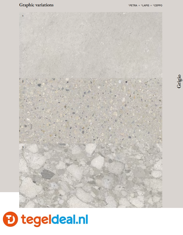 ASCOT, Architecta PETRA GRIGIO, 60x120x2 cm, art. A2ARC50240R, natuursteenlook terrastegels  