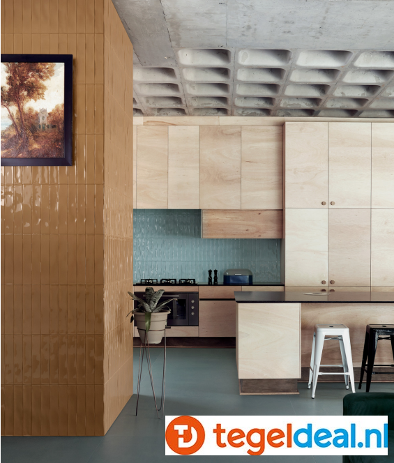 Marazzi Luz CARAMEL, 5,3x30 cm MFLM, wandtegels 