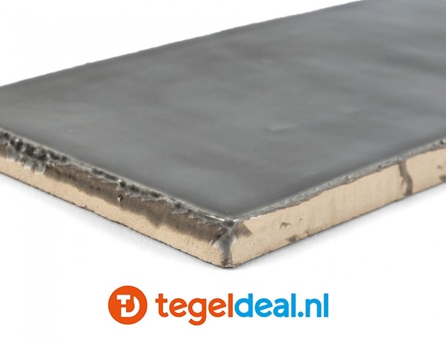 Equipe, Masia GRIS OSCURO, 7,5x30 cm, art 20716, handvorm wandtegels 