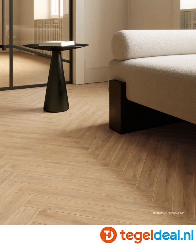 Supergres 4EVER NATURAL, 20x180 cm houtlook tegels 