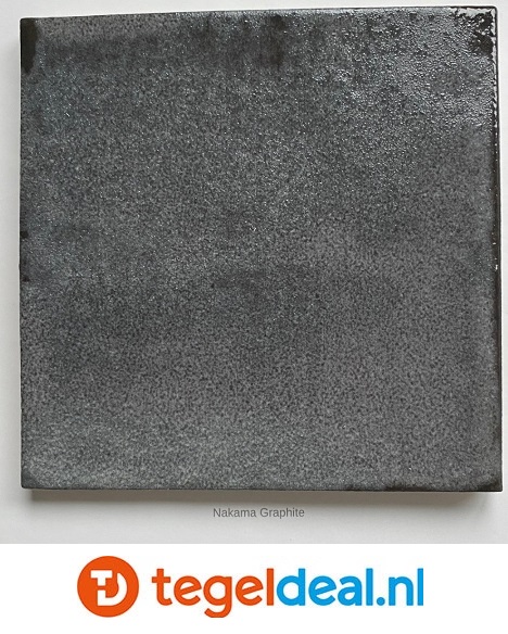 WOW Design, Enso, Nakama GRAPHITE, 12,5x12,5 cm, wandtegels
