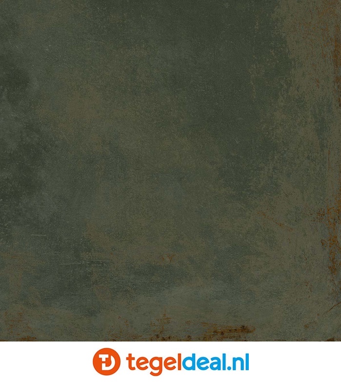 Aparici Flamed GREEN, 60x60 cm, metaallook tegels