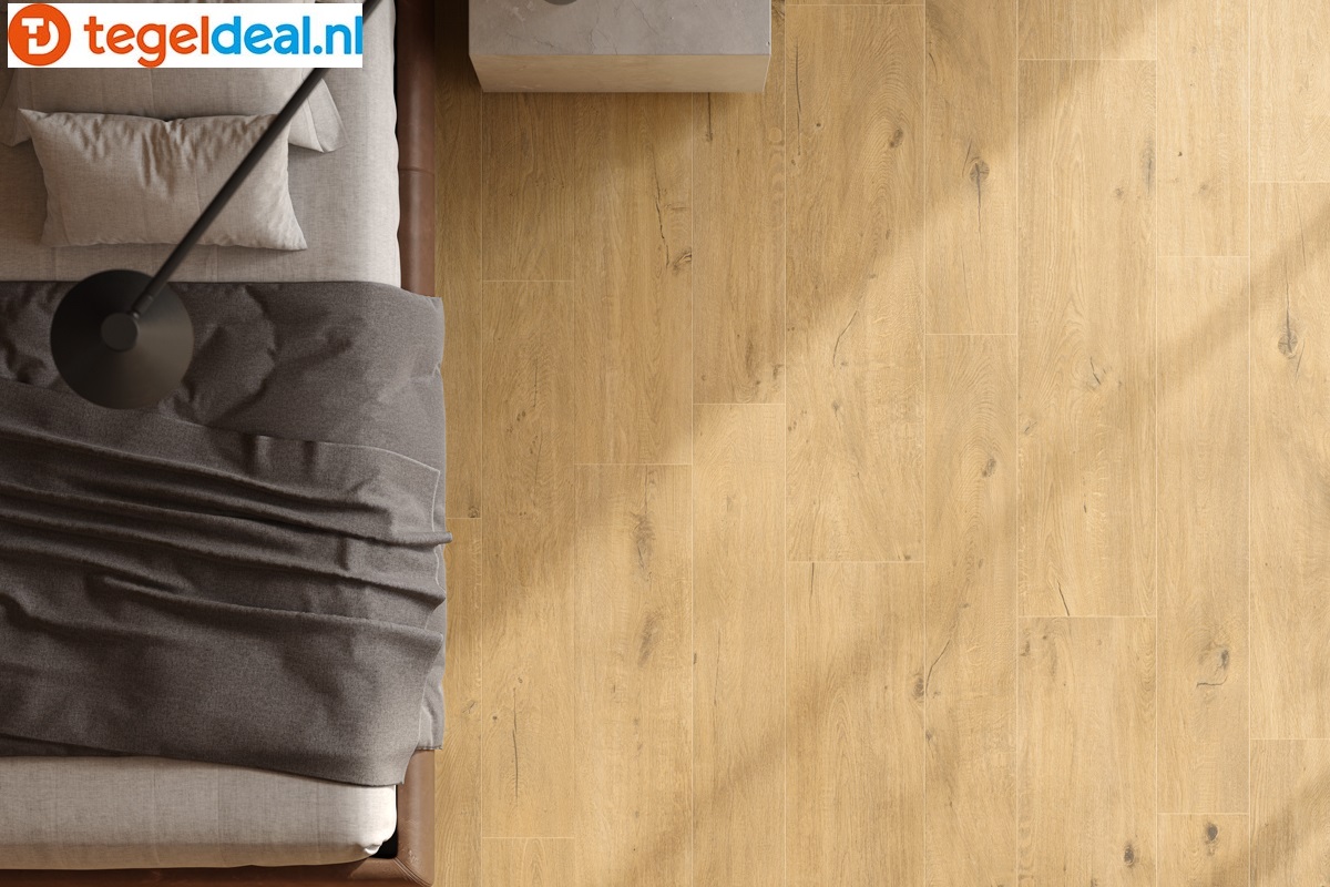 Ermes Aurelia, Bosco, Acero 80x80 cm Cassettonato, houtlook decor tegels