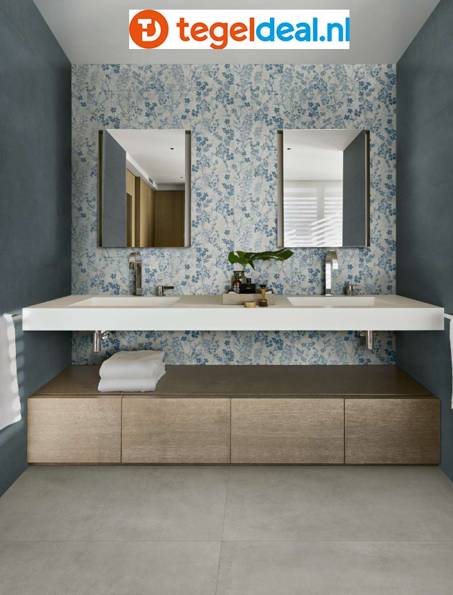 Marazzi Cementum NICKEL, 120x120x0,6 cm Strutt., MAX9, cementlook tegels Marazzi Cementum NICKEL, 120x120x0,6 cm Strutt., MAX9, cementlook tegels
