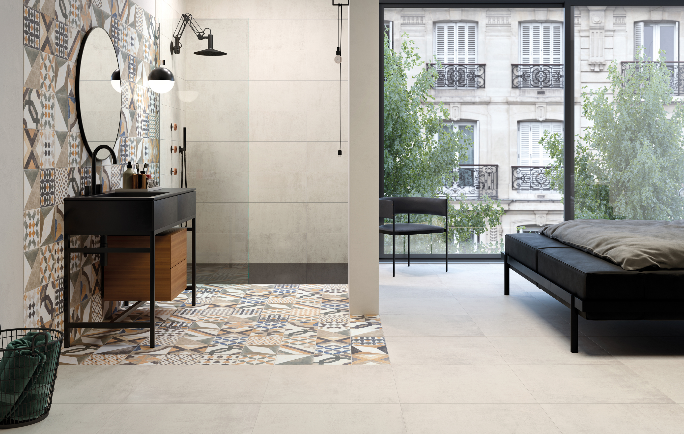 Monocibec, Graphis, betonlook tegels