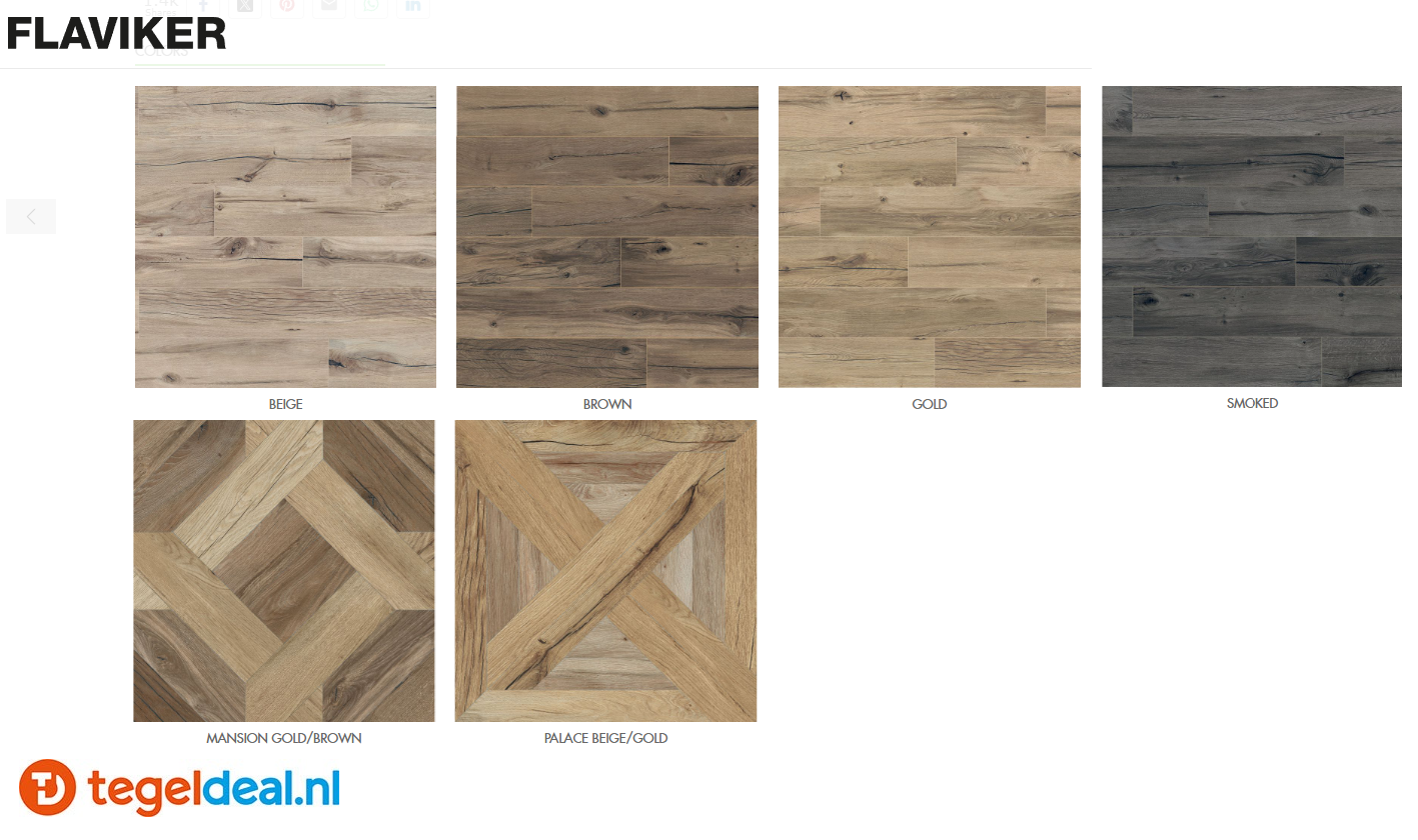 Flaviker, Nordik Wood, houtlook tegels 